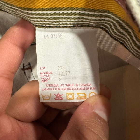 Stone Jeans Multicolor Striped Pants - Picture 3 of 7